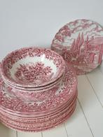 Engels rood Ironestone servies., Ophalen of Verzenden