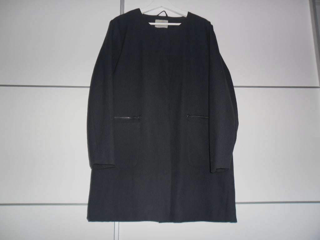 Junarose Donkerblauwe Zomerjas Met Drukknopen Maat M = 46/48, Junarose, Blauw, Ophalen of Verzenden, Jas of Mantel