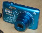Nikon Coolpix S3700 Blue - - - - VERK0CHT - - - -, 20 Megapixel, Compact, Ophalen of Verzenden, Zo goed als nieuw