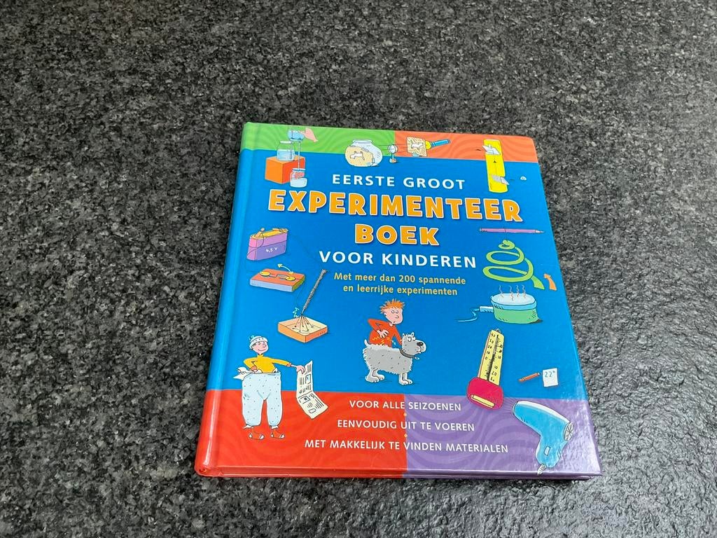 Eerste groot experimenteer boek voor kinderen, Ophalen, Zo goed als nieuw
