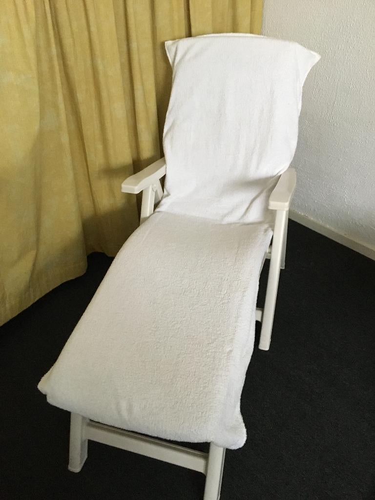 ligstoel, Tuin en Terras, Ligbedden, Ophalen of Verzenden, Gebruikt, Kunststof, Verstelbaar