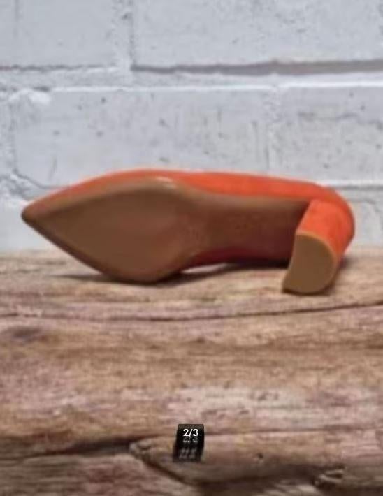 Tiffi - Prachtige leren pumps maat 37 - Nieuw, Pumps, Tiffi, Nieuw, Oranje