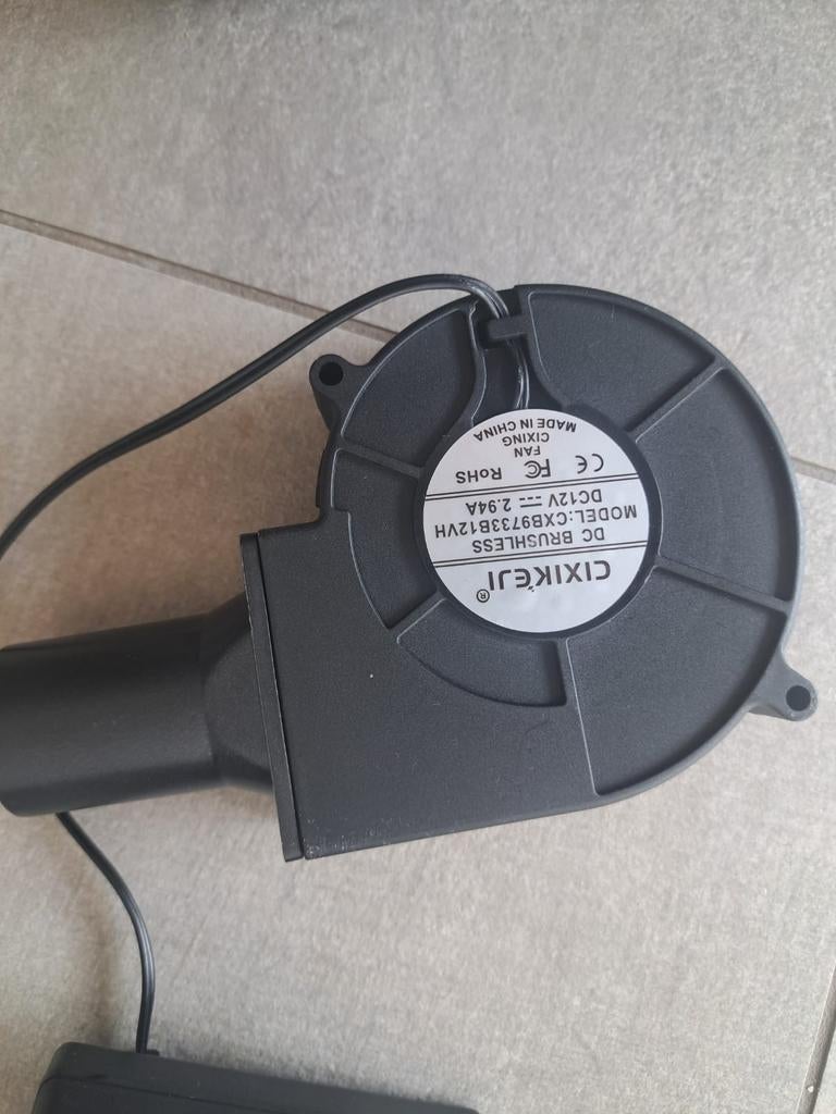 Cixikeji DC Borstelloze Ventilator/Afzuiger 12V 2.94A, Ophalen of Verzenden