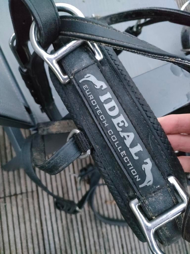 Ideal EuroTech 2-span tuig maat pony +ombouw set enkelspan, Ophalen of Verzenden, Gebruikt, Overige soorten