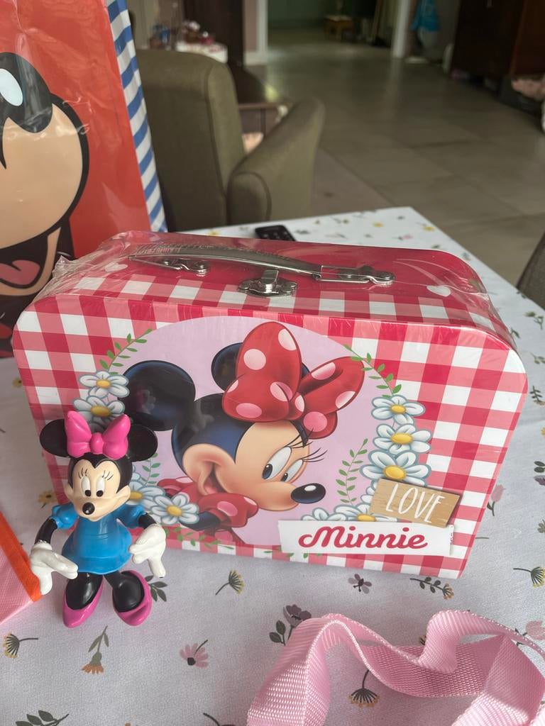 Disney verzameling: Minnie en Mickey Mouse items, Ophalen of Verzenden, Mickey Mouse, Gebruikt, Beeldje of Figuurtje