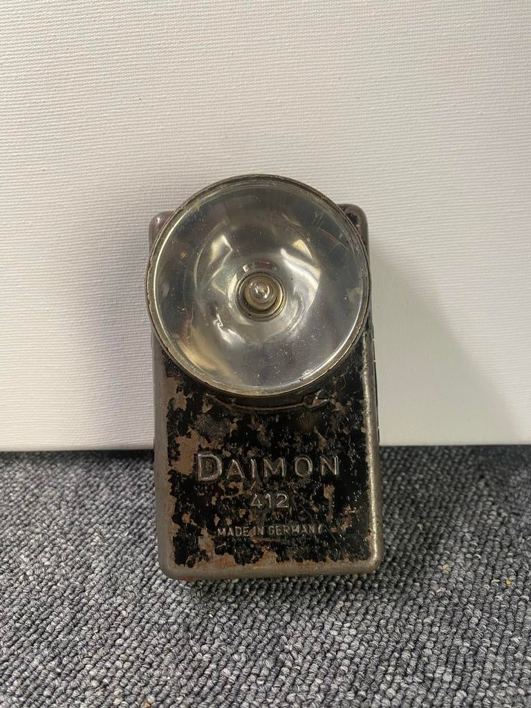 Vintage Daimon 412 Zaklamp - Made in Germany, Ophalen of Verzenden