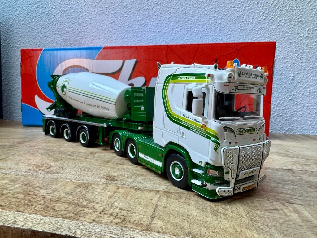Tekno Scania Next Gen 530S met betonmixer Patrick vd Hoeven, Ophalen of Verzenden, Nieuw, Bus of Vrachtwagen, Tekno