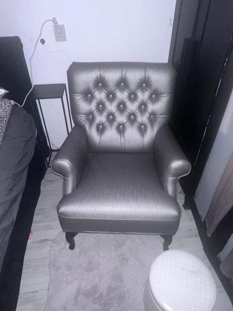 Eric Kuster Stijl Stoel - Taupe Brons Kleur, Gebruikt, Overige kleuren, Ophalen of Verzenden, Eén