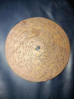 Antieke Muziekdoos Schijf - Geperforeerd Metaal, Muziek en Instrumenten, Ophalen of Verzenden, Gebruikt