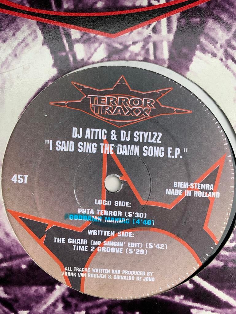 Dj Attic & Dj stylzz i said sing the damn song e.p, Ophalen of Verzenden
