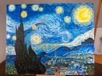 Olieverfschilderij: De Sterrennacht (Van Gogh replica), Ophalen of Verzenden