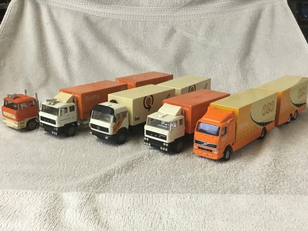 Setje vrachtwagen DAF 2800 Mercedes en een VOLVO FH 12, Ophalen of Verzenden, Gebruikt, Bus of Vrachtwagen