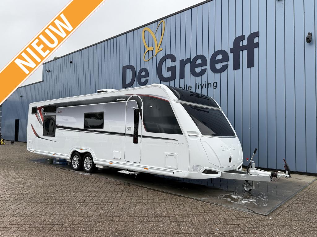 Kabe Imperial 880 TDL FK E8, Caravans en Kamperen, Caravans, Bedrijf, tot en met 3, 2000 kg en meer, Rondzit, Kabe, Overige typen