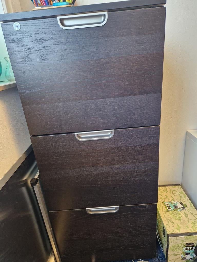 Ikea dossierkast met cijferslot (Galant), Ophalen, 25 tot 50 cm, Minder dan 100 cm