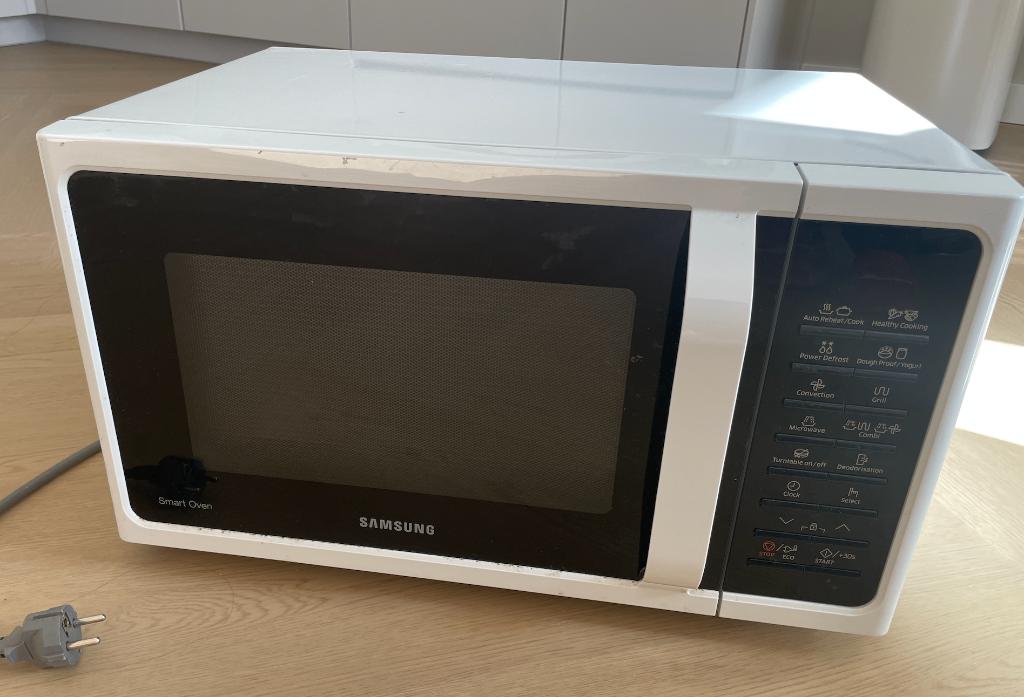 Samsung Combi magnetron/ Smart Oven MC28H5015AW, Ophalen, Combimagnetron, Gebruikt, Hete lucht