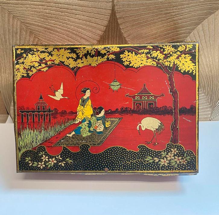 Antiek Blik - N.V. Paré Den Haag -1920s - J. Bekkers & Zoon, Verzamelen, Blikken, Gebruikt, Overige, Ophalen of Verzenden