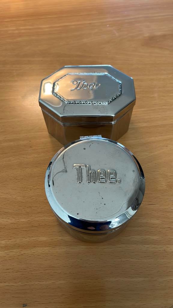 Nostalgisch theedoosjes, Antiek en Kunst, Ophalen of Verzenden