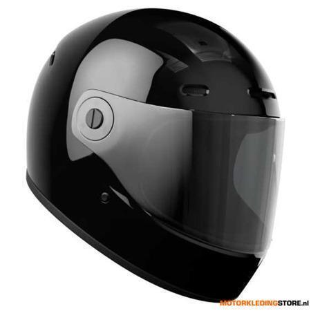 John Doe JD/One Glossy Black Integraalhelm, Zwart-Zwart, Motoren, Kleding | Motorhelmen, Nieuw met kaartje, Ophalen of Verzenden
