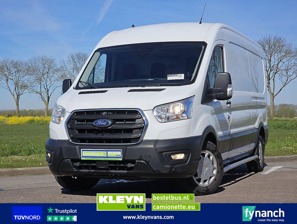 FORD TRANSIT 2.0 l3h2 camera euro6 ac, Gebruikt, Euro 6, 129 pk, Wit
