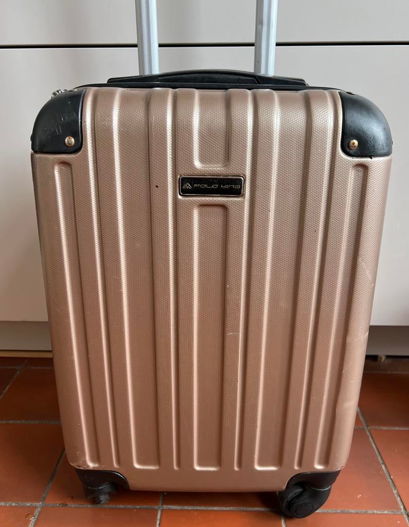 Rolkoffertje Polo King, Sieraden, Tassen en Uiterlijk, Koffers, Ophalen, Gebruikt, Hard kunststof, Minder dan 50 cm