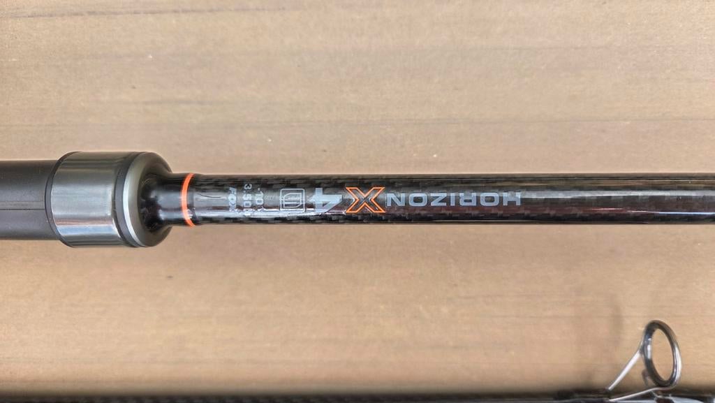 3x fox horizon x4s 3.5 lb 10ft inclusief foudraal, Watersport en Boten, Ophalen, Zo goed als nieuw, Werphengel