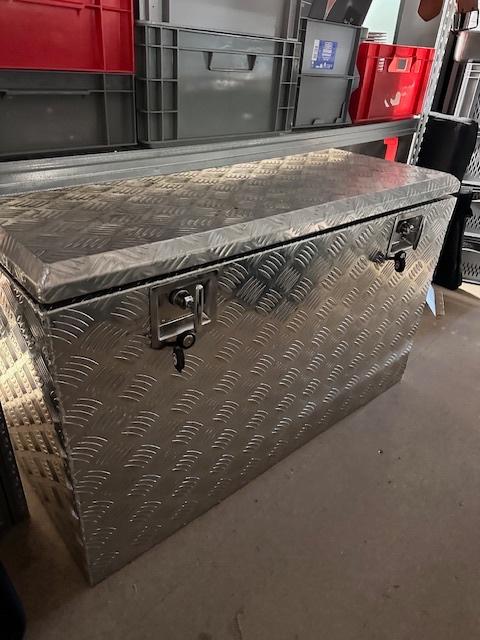 Aluminium Traanplaat Disselkist 110x60x61 cm –, Ophalen of Verzenden, Zo goed als nieuw