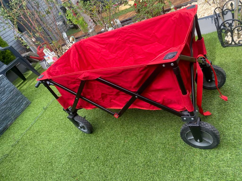 Opvouwbare Bagagewagen / Bolderkar - Rood, Caravans en Kamperen, Bolderkarren, Ophalen, Opvouwbaar, Gebruikt