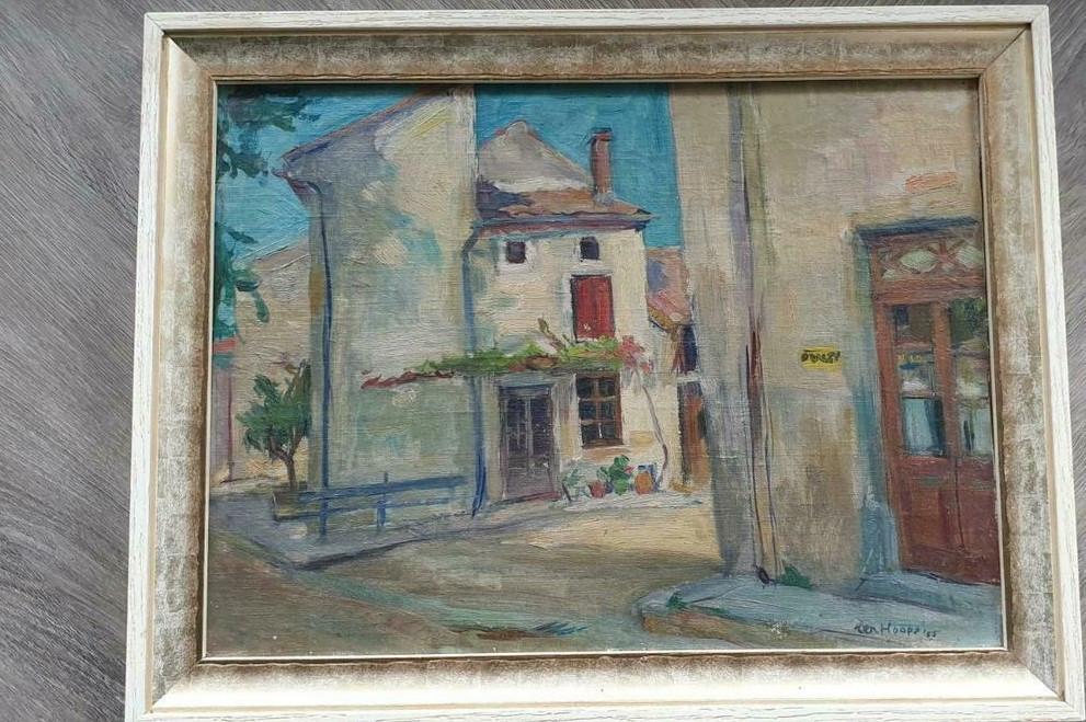 bob ten hoope bussum schilderij olieverf, Antiek en Kunst, Kunst | Schilderijen | Klassiek, Ophalen