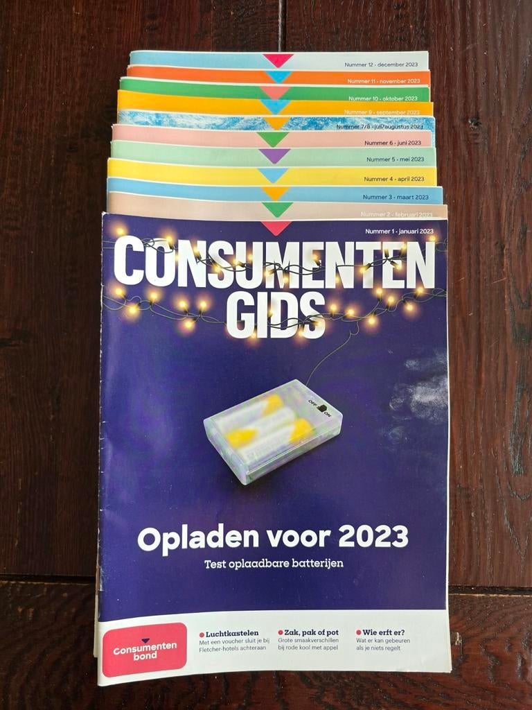 11 nummers Consumentengids 2023, Ophalen of Verzenden, Gelezen