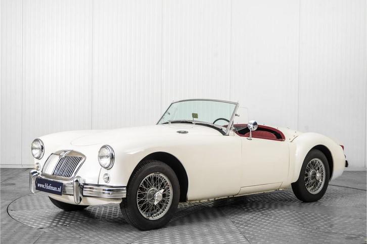 MG A (bj 1957), Auto's, MG, Bedrijf, Te koop, A, Open dak, Benzine, Cabriolet, Handgeschakeld, Wit, Gebruikt