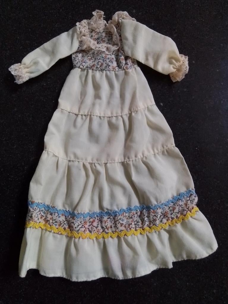 Barbie, Sindy, FLEUR pop jurk, Lente (Spring 385-1030 )1979, Ophalen of Verzenden, Gebruikt, Overige typen