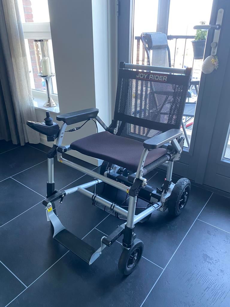 Joy Rider Elekrische opvouwbare rolstoel, Diversen, Rolstoelen, Ophalen, Inklapbaar, Gebruikt, Elektrische rolstoel