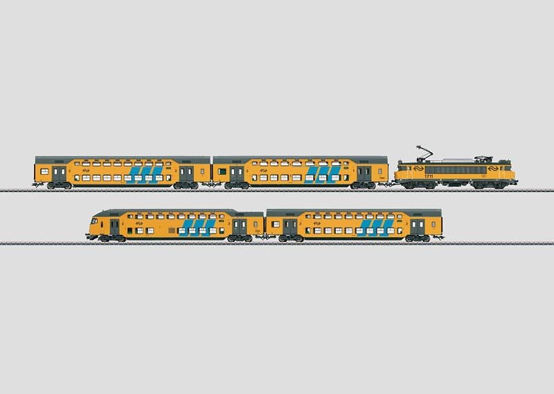 Märklin 26589 – NS Dubbeldekker DD-AR "Emmen"Limited 555, Ophalen, Wisselstroom, Treinset, Nieuw