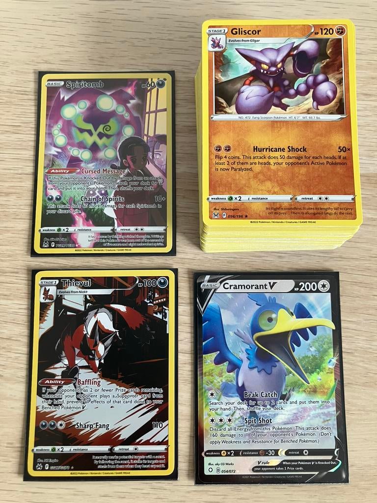 KADO TIP Set van 100 verschillende originele Pokemon kaarten, Ophalen of Verzenden, Zo goed als nieuw, Meerdere kaarten, Foil