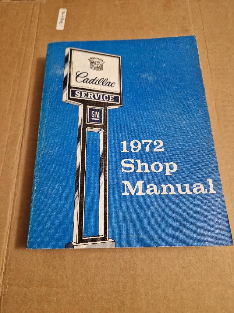 shopmanual cadillac 1972, Ophalen of Verzenden
