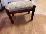 Retro voetenbankje, Ophalen, Minder dan 50 cm, Zo goed als nieuw, Stof