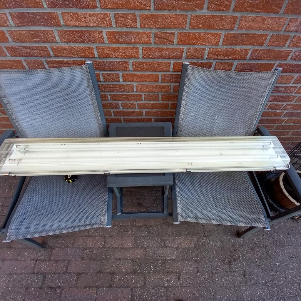 Dubbel tl - armatuur ., Ophalen, 200 tot 500 watt, Armatuur