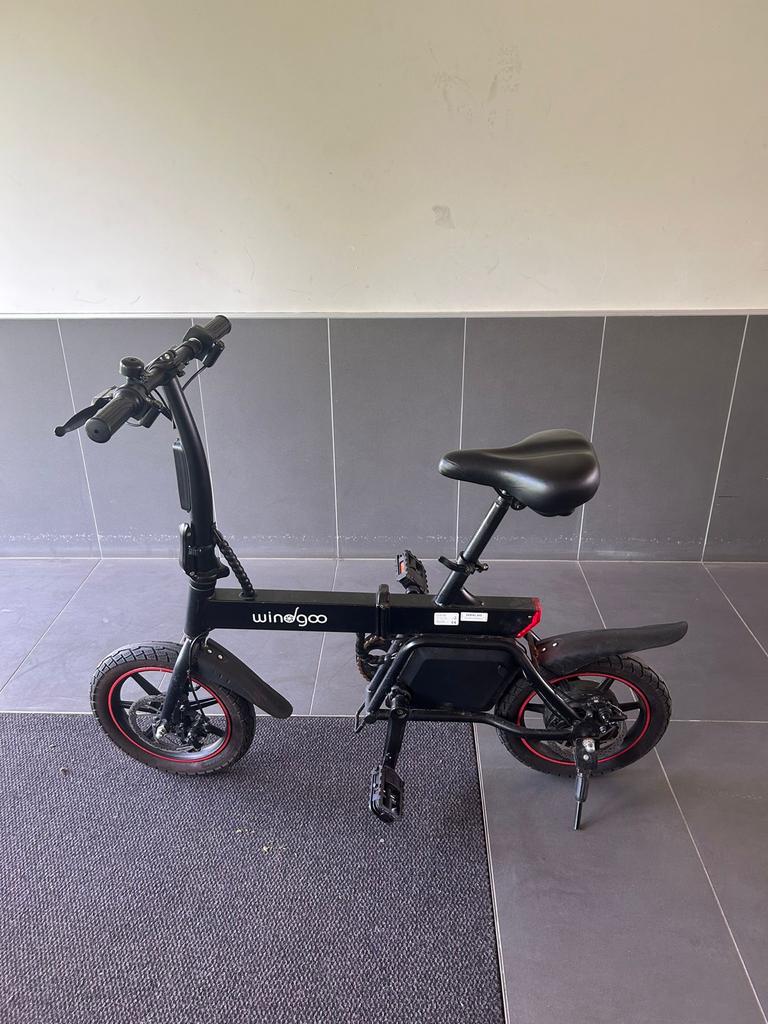 Windgoo opvouwbare elektrische fiets, Gebruikt, Minder dan 47 cm, 30 tot 50 km per accu, Ophalen