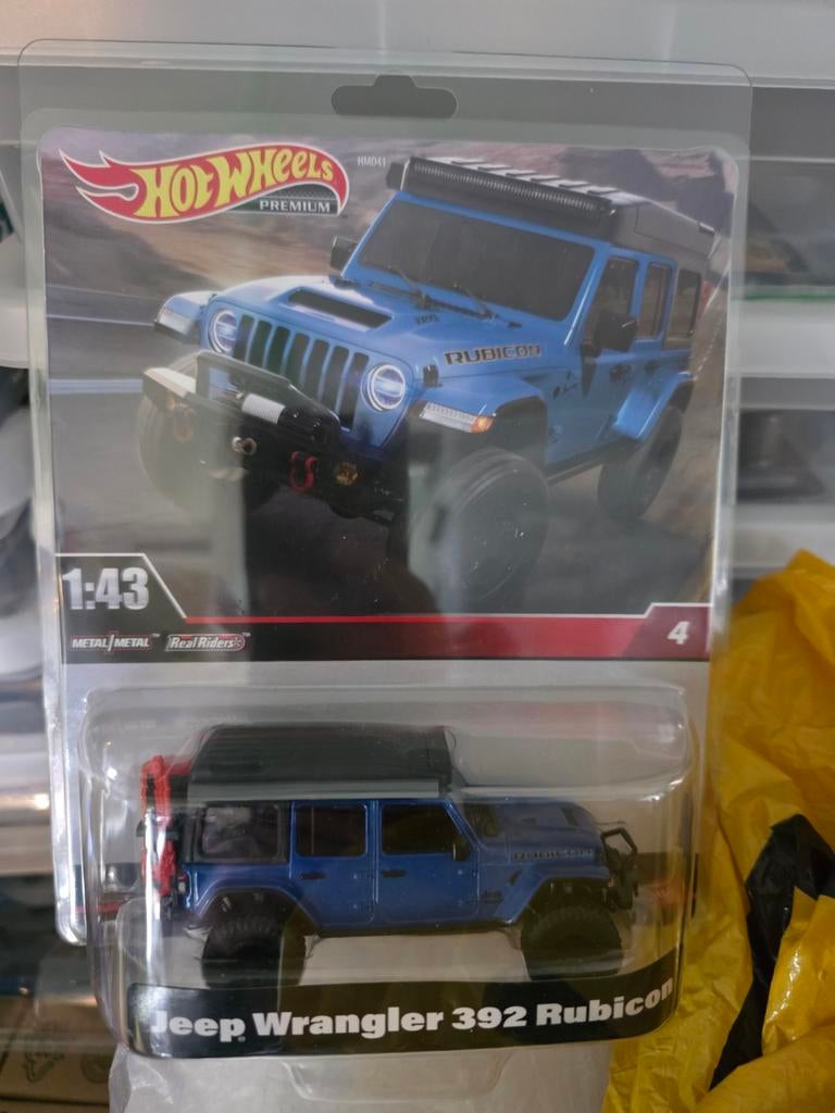 Hot Wheels Premium Jeep Wrangler 392 Rubicon 1:43, Ophalen of Verzenden, Matel, Onbekend, Onbekend