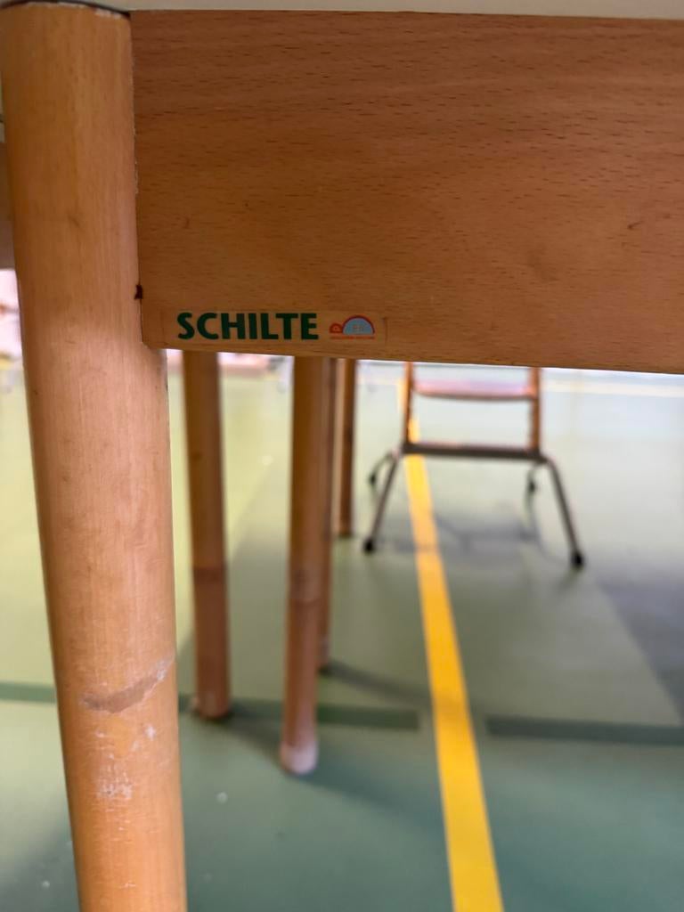 Veelzijdige Schilte Tafel - Kinderopvang / Bureau, Ophalen, Gebruikt, 50 tot 100 cm, 150 tot 200 cm