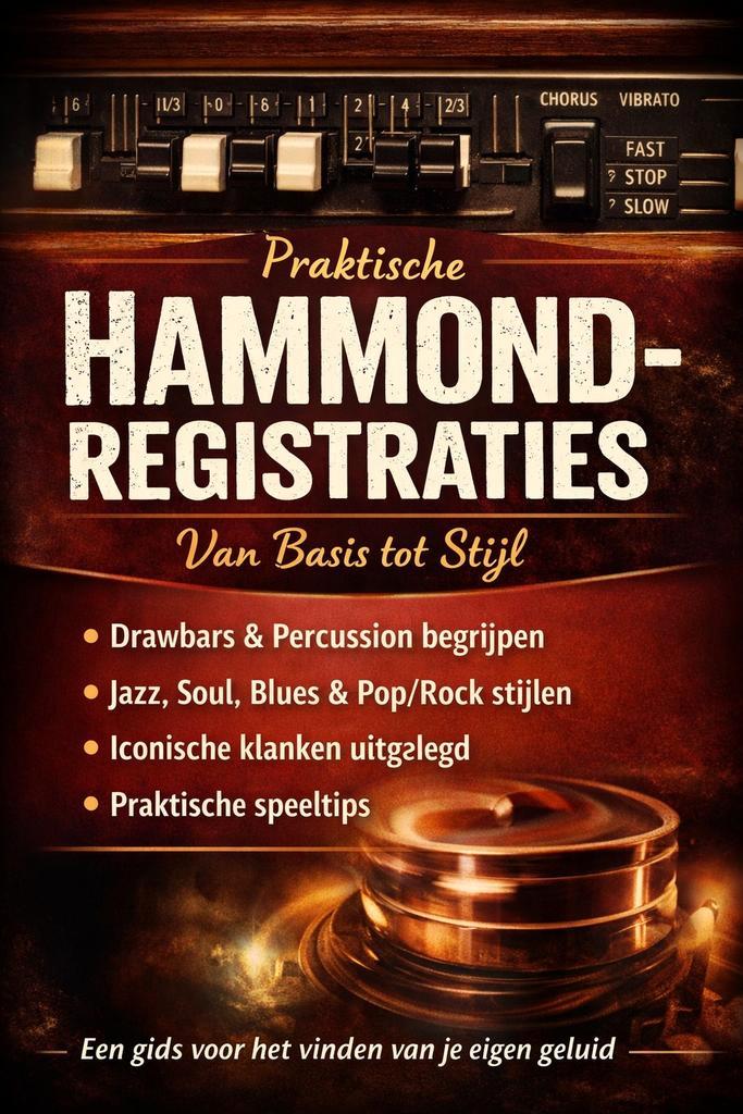 Hammond orgel registraties leren?, Muziek en Instrumenten, Orgels, Nieuw, Hammondorgel, 1 klavier, Ophalen of Verzenden