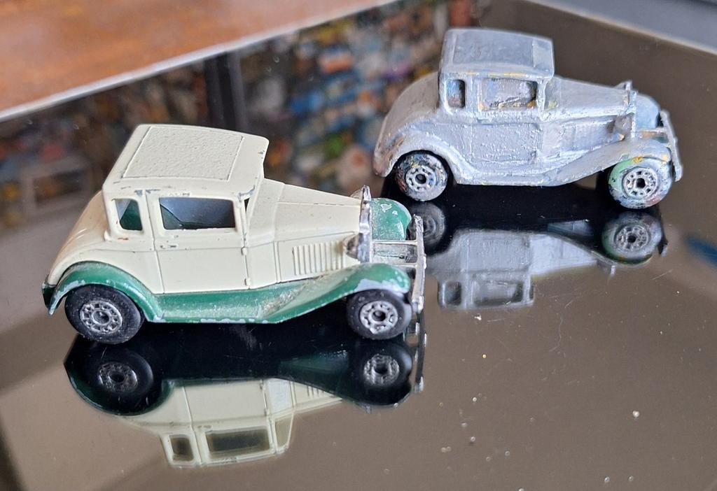 2x matchbox model a ford, Ophalen of Verzenden, Gebruikt, Auto