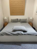IKEA Malm bed 160x200, Huis en Inrichting, Slaapkamer | Bedden, Ophalen, Gebruikt, Wit, Tweepersoons