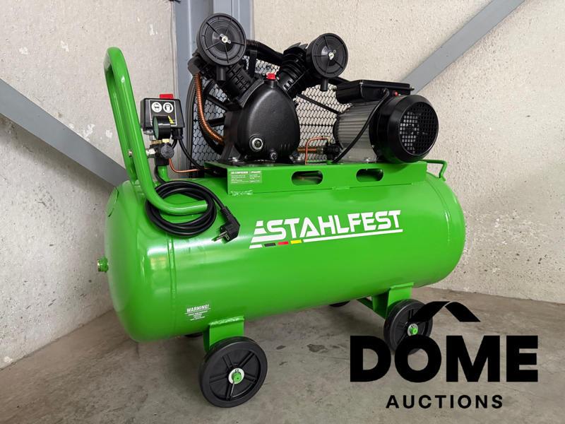 Stahlfest 100 liter V-twin zuigercompressor
