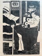 Houtsnede van Samuel Jessurun de Mesquita, Antiek en Kunst, Kunst | Etsen en Gravures, Ophalen of Verzenden