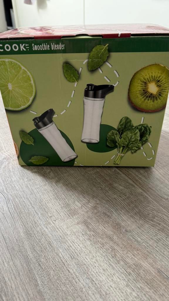 COOK-IT Smoothie blender, Witgoed en Apparatuur, Blenders, Ophalen, Nieuw, Blender to go