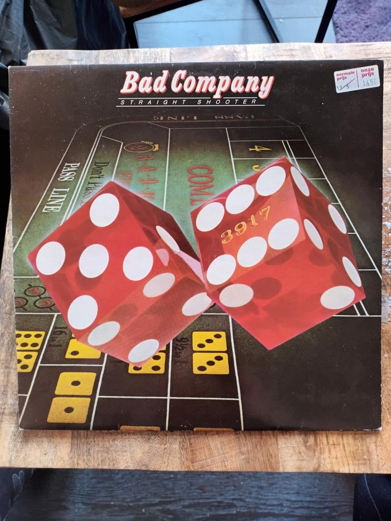 Vinyl Bad Company - Straight Shooter, Ophalen of Verzenden, Gebruikt
