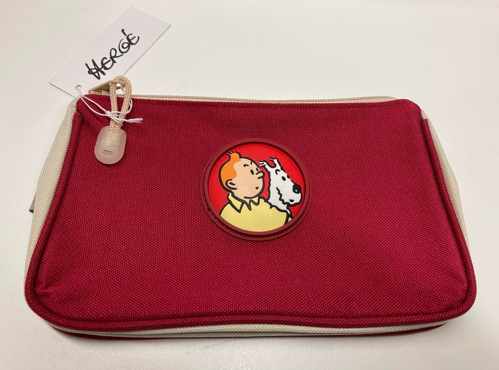 Kuifje/ Tintin; Flat pencil case (platte pennen etui) 2004, Ophalen of Verzenden, Kuifje, Zo goed als nieuw, Beeldje of Figuurtje