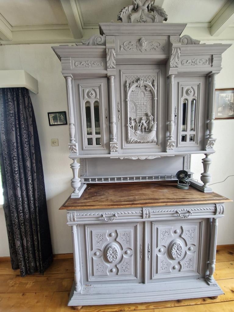 Gratis antieke Mechelsekast, Ophalen, Gebruikt, 100 tot 150 cm, 200 cm of meer