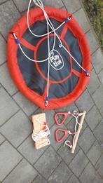 Nest schommel, gewone schommel en rekstok, Ophalen, Zo goed als nieuw, Schommel